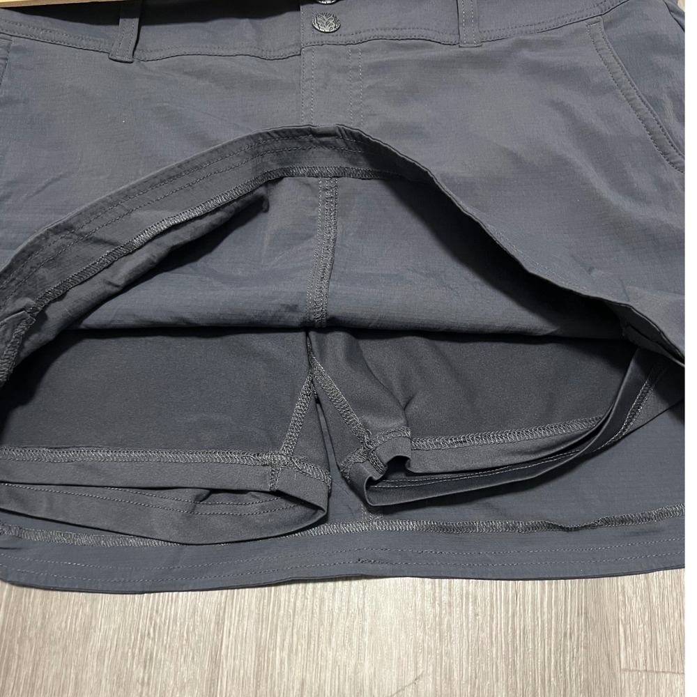 Prana Women's Gray Hiking Skort Size 6 Built in Shorts Outdoor‎ Activewear - Picture 3 of 7
